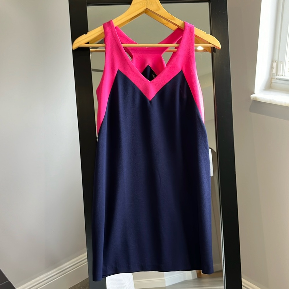 Pink/Navy Felicity and Coco Mini Dress
